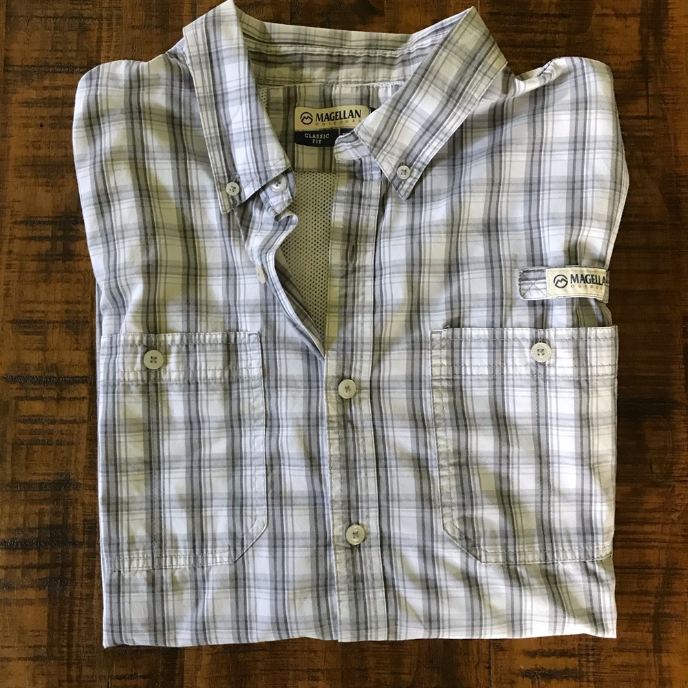 Magellan Outdoors Men’s short sleeve fishing shirt